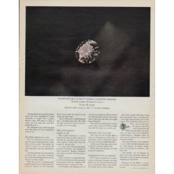 1984 De Beers Diamond Ring Julie vintage PRINT AD 80's Advertisement