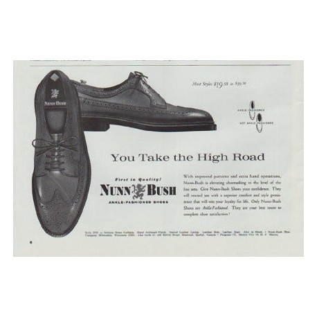 Mens 50s Vintage Black Mesh Wingtip Dress Shoes, Freeman NOS