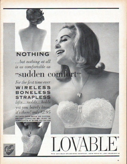 Lovable Bra Ad 1964 - Vintage Ads and Stuff