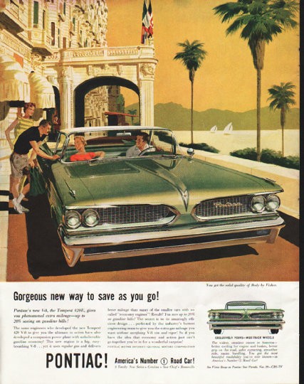 1959 Pontiac Vintage Ad 