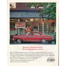 1965 Ford Falcon Ad "For new Falcon owners" ~ (model year 1965)