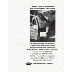1965 Carrier Air Conditioner Ad "Choose Carrier"