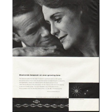 DeBeers Love Scene Advertisement, Description: “A Diamond i…