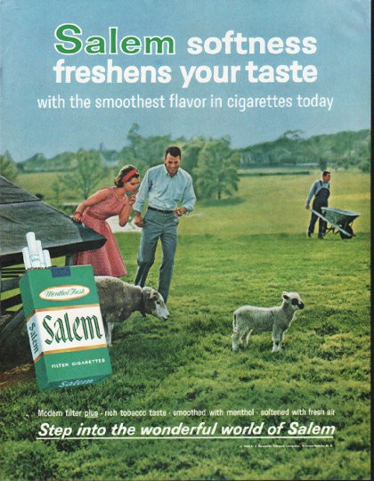 1964 Salem Cigarettes Vintage Ad 