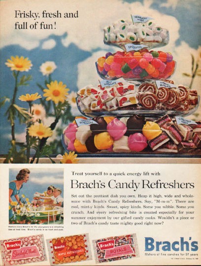 1967 Brachs Easter Candiesvintage Print Ad 