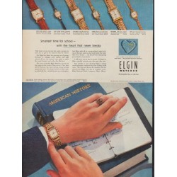 1966 Elgin Watch Vintage Ad 